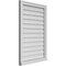 Ekena Millwork Vertical Surface Mount PVC Gable Vent w/ 2"W x 2"H , Brickmould Sill Frame, 24"W x 36"H GVPVE24X3603SN - alternate 4